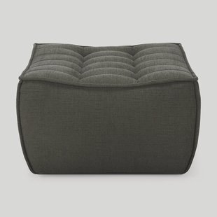 Ethnicraft Hocker 'N701' Eco, 70 x 70cm, kleur Moss
