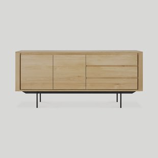 Ethnicraft Dressoir 'Shadow' Geolied Eikenhout, 180cm