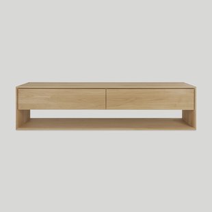 Ethnicraft TV-meubel 'Nordic' Geolied Eikenhout, 180cm