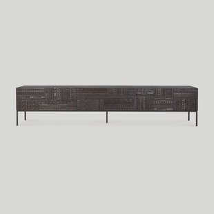 Ethnicraft TV-meubel 'Tabwa' Gevernist Teakhout, 240cm