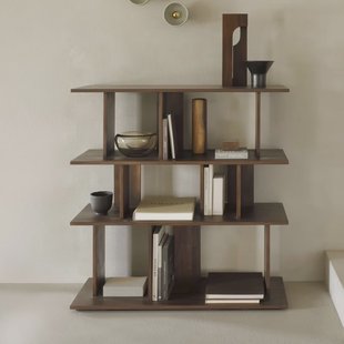 Ethnicraft Wandrek 'Irregular' Gevernist Teakhout, 115 x 112cm