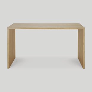 Ethnicraft Bureau 'U' Gevernist Eikenhout, 160 x 80cm, kleur Naturel