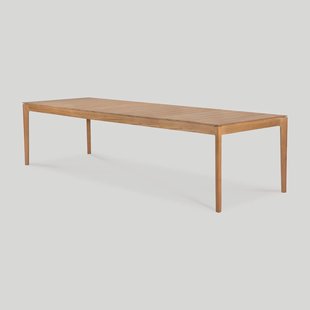 Ethnicraft Tuintafel 'Bok' Teakhout, 300 x 110cm, kleur Naturel