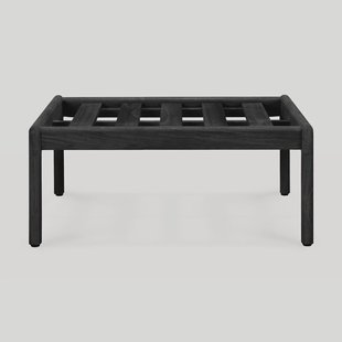 Ethnicraft Hocker 'Jack' Teakhout, kleur Zwart