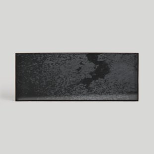 Ethnicraft Dienblad 'Aged' 46 x 18cm, kleur Charcoal