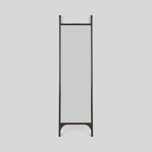 Ethnicraft Staande Spiegel 'PI' Mahoniehout, 190 x 55cm, kleur Donkerbruin