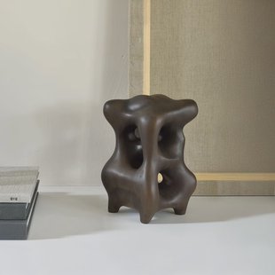 Ethnicraft Ornament 'Natural Organic' Mahoniehout, kleur Donkerbruin