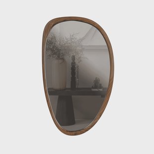 WOOOD Organische Spiegel 'Leif' MDF, 64 x 38cm