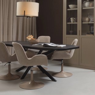 WOOOD Uitschuifbare Eettafel 'Arros' Deens Ovaal, 180-220 x 90cm