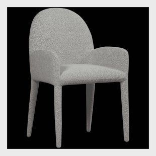 vtwonen Eetkamerstoel 'Elegance' Bouclé, kleur Greige