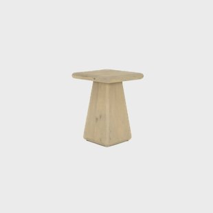 Tower Living Vierkante Bijzettafel 'Asti' Mangohout, 40 x 40cm, kleur Naturel