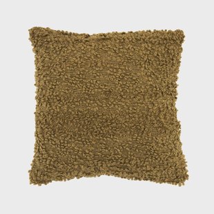 By-Boo Kussen 'Vista' 50 x 50cm, kleur Mosterd