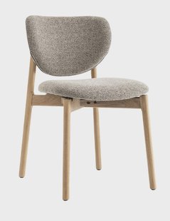 Tower Living Eetkamerstoel 'Pimonte' Bouclé, kleur Espresso