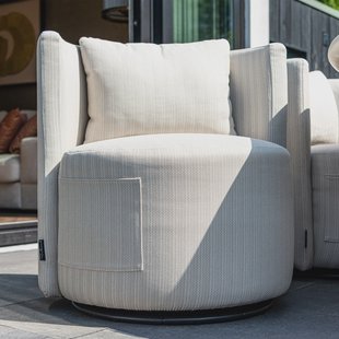 Richmond Outdoor Draaibare Eetkamerstoel 'Marlin' kleur Beige