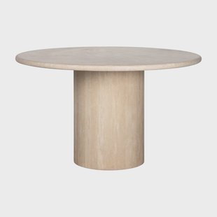 Richmond Ronde Eettafel 'Renaissance' Travertin, 130cm