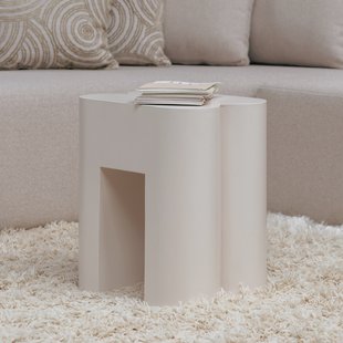 Zuiver Krukje/Bijzettafel 'Shape' 40 x 40cm, kleur Beige