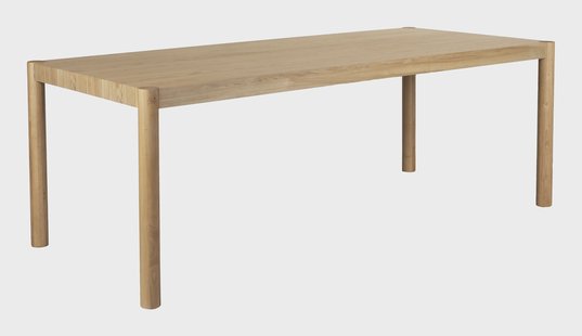 Zuiver Eettafel 'Sticks' Essen en rubberhout, 220 x 92cm
