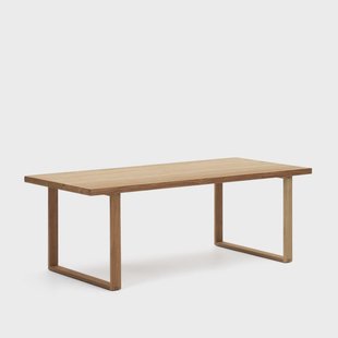 Kave Home Outdoor Eettafel 'Canadell' Teakhout, 220 x 100cm