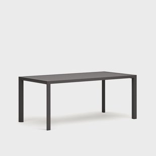 Kave Home Tuintafel 'Culip' 180 x 90cm, kleur Donkergrijs