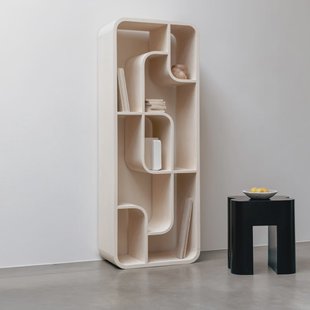 Zuiver Wandkast 'Seven' Eiken,160 x 60cm, kleur Beige