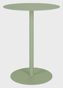 Zuiver Outdoor Bistrotafel 'Snow' 57cm, kleur Desert Sage