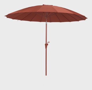 Zuiver Parasol 'Sunshine' 250cm, kleur Marsala