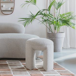 ZILT Krukje 'Cheron' Bouclé, kleur Beige