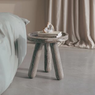 Zuiver Ronde Bijzettafel 'Cosmopolitan' Marmer, 40cm