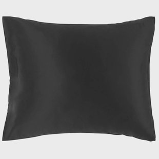 Lenoites Mulberry Silk Pillowcase 50x60 cm Black