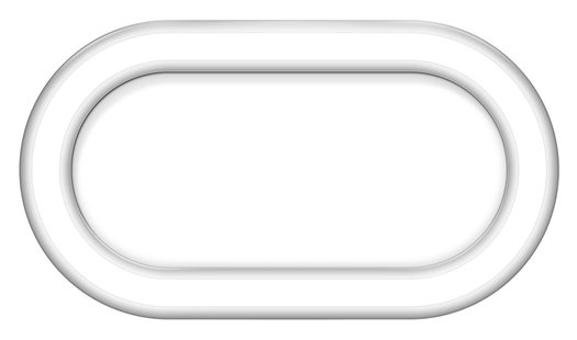 ETH Loïs - plafondlamp - 30 x 4,5 cm - 3 stappen dimmer - 12W LED incl. -  IP44 - wit