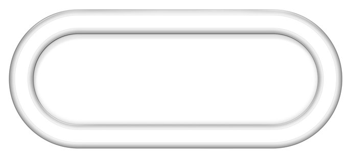 ETH Loïs - plafondlamp - 40 x 4,5 cm - 3 stappen dimmer - 15W LED incl. -  IP44 - wit