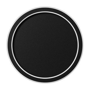 ETH Loïs - plafondlamp - Ø 30 x 5 cm - 3 stappen dimmer - 15W LED incl. -  IP44 - zwart