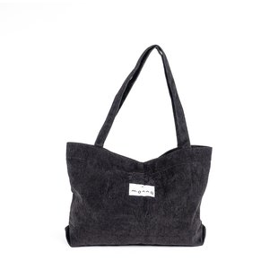Monnq Shopper  Dames Zwart - Corduroy