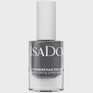 IsaDora The Wonder Nail Polish Quick Dry And Longwear 138 Graphite Grey