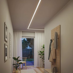Paulmann lichtlijst Linion, chroom, 1 m Master transformator aan/uit