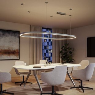 Paulmann afdekking Linion, wit, bocht 90°, kunststof