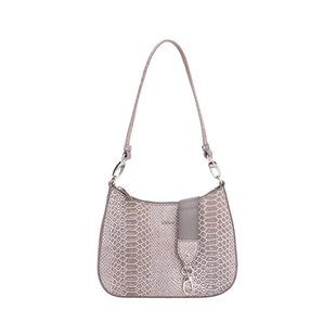 LouLou Essentiels Schoudertas  Dames Print - Leer
