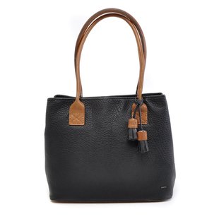 Berba Leren shopper Chamonix 125-312-00 Zwart