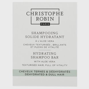 Christophe Robin Hydrating Shampoo Bar With Aloe Vera (100ml)