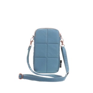 Tinne + Mia Luce puffy phone pouch stone blue