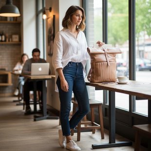 Monk & Anna Backpack Dames Roze