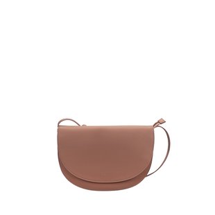 Monk & Anna Soma half moon bag | clay