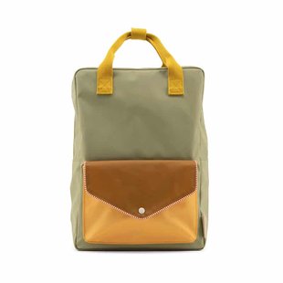 Sticky Lemon Large Backpack | Meadows Envelope | Map Green