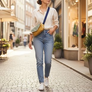 Sticky Lemon fanny pack small | meadows | envelope | camp yellow