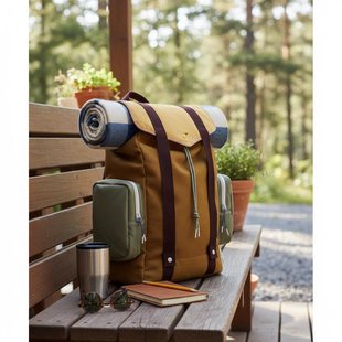 Sticky Lemon Large Backpack | Adventure | Khaki Green