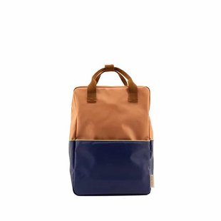 Sticky Lemon backpack large | meadows | colourblocking | morning sky + deep lake blue