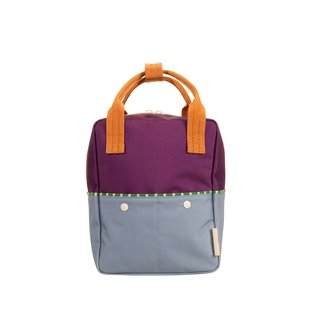 Sticky Lemon backpack small | better together | colourblocking | purple tights + badminton blue
