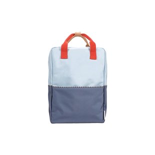 Sticky Lemon backpack large | wonders | colourblocking | zissou blue + blue whale