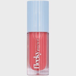 Fleeky Glowy Lip Oil - Intense Care with Lustrous Shine Melon Pink (5 ml)