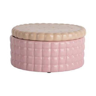 Present Time - Storage Jar Biscuit Box Large - Zacht roze